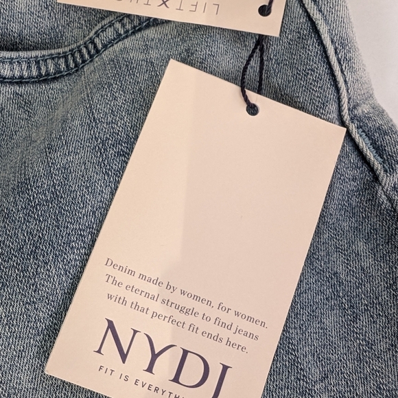 NYDJ Wide Leg Pedal Pusher Jeans .. Size 10 - Picture 10 of 11